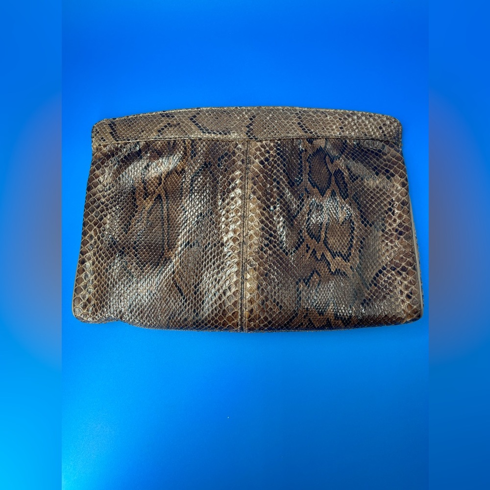 VARON Vintage Snakeskin Clutch or Shoulder Bag